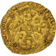 France, Charles VI, Agnel D'or, 1417-1422, Troyes, Or, TTB+, Duplessy:372 - 1380-1422 Carlo VI Il Beneamato