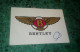 Autocollant Figurine Pannini Pour Album Super Auto N° 60  Logo Bentley - Autocollants