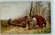 52278206 - Tiergespann Holztransport  Moderner Kunstverlag 2241 - Cultivation