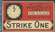 STRIKE ONE ( CLOCK WATCH UHR UURWERK KLOK HORLOGE) - OLD VINTAGE MATCHBOX LABELS BELGIUM - Zündholzschachteletiketten