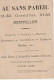 XU 4-(34) " HISTOIRE DU MONDE , POLICHINELLE " - COCOTTES PAPIER - CHROMO PUB CONFECTION " AU SANS PAREIL ", MONTPELLIER - Sonstige & Ohne Zuordnung