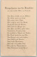 52287506 - Gedicht Kriegerhumor Felpost - War 1914-18