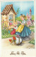 Delcampe - YO 2- " BONNE FETE PAPA " -  SERIE DE 6 CARTES - SCENES CHAMPETRES , ENFANTS ET ANIMAUX - 8 SCANS - Andere & Zonder Classificatie