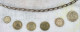 Lot Mixte De Bijoux En Argent Massif & Monnaies à Fondre Ou Restaurer (125,5g) - Autres & Non Classés