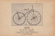 YO Nw30- LOT 8 CPA SUR BICYCLE , VELOCIPEDE , BICYCLETTE - ANNEES 1855 , 1860 , 1865 , 1875 , 1880 , 1885 , 1890 , 1894 - Cycling
