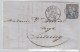 Un Timbre N° 31  10 C  Franco  Suisse  Sur Lettre   Facture   1865   Destination Fribourg - Covers & Documents