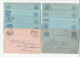 10  1886 - 1896 POSTAL STATIONERY CARDS Netherlands Mostly To Germany Cover Stamps Card - Storia Postale
