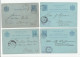 10  1886 - 1896 POSTAL STATIONERY CARDS Netherlands Mostly To Germany Cover Stamps Card - Briefe U. Dokumente