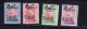 STAMPS-IRAN-1911-STAMPS-UNUSED-MH*-SEE-SCAN-OVERPRINT-COTE-88-EURO-(4X22) - Iran