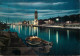 Navigation Sailing Vessels & Boats Themed Postcard Rimini Night View Harbour - Voiliers