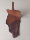 Brown Leather Holster For German WW2 Walther Pistol Caliber 6.35 Mm - Otros & Sin Clasificación