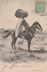 Spahis De L'Oudjac Cavalier Chapeau Plumes Sur Son Beau Cheval # 1906     5030 - Tunisie