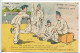 Militaria * CPA Ecrite * CACHET Militaire Camp D'AUVOURS Service De Santé Les 7 Péchés Capitaux Du Soldat La Paresse - Humour