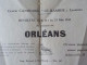 1948 Lessines Cercle Colombophilie Le Ramier Document Relevé De Lacher De Pigeons Concours Sur Orléans - Lessen