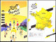 Lot 2 CP Tour De France 2021 Parcours Et Affiche - Cycling