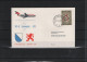 Schweiz Air Mail Swissair  FFC  20.9.2066 Zürich - Brüssel Vv - Eerste Vluchten