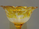 Delcampe - -SUPERBE COUPE Sur Pied CRISTAL BOHEME Couleur AMBRE CLAIRE CERFS BICHES   E - Glass & Crystal
