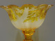 Delcampe - -SUPERBE COUPE Sur Pied CRISTAL BOHEME Couleur AMBRE CLAIRE CERFS BICHES   E - Verre & Cristal