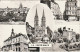 Z+ 9-(61) LA FERTE MACE - CARTE MULTIVUES : RUE HAUTEVIE , PLACE DU MARECHAL LECLERC ... - 2 SCANS - La Ferte Mace