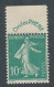 AC-256: FRANCE:  Semeuses N°188* - 1906-38 Semeuse Camée