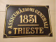 Delcampe - Targa Assicurazioni Generali 1831 Originale Fondo Di Magazzino - Other & Unclassified