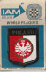 Z++ Nw- ( POLAND ) - WORLD PLAQUES - IAM DELUXE - PLAQUE AUTOMOBILE ADHESIVE SUR SUPPORT CARTONNE - Transports