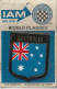 Z++ Nw- ( AUSTRALIA ) - WORLD PLAQUES - IAM DELUXE - PLAQUE AUTOMOBILE ADHESIVE SUR SUPPORT CARTONNE - Verkehr & Transport