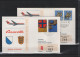 Schweiz Air Mail Swissair  FFC  11.12.1967 Zürich - Stuttgart VV - First Flight Covers