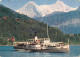 Navigation Sailing Vessels & Boats Themed Postcard Thunersee Mit Schiff - Velieri