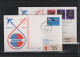 Schweiz Air Mail Swissair  FFC  31.3.1969 Zürich - Genf - Singapur VV - Primeros Vuelos