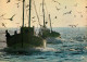 Navigation Sailing Vessels & Boats Themed Postcard Fishing Boats Poem J.J. Morvan - Velieri