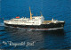 Navigation Sailing Vessels & Boats Themed Postcard M.S. Ragnvald Jarl Trondheim - Velieri