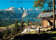 73670841 St Martin Grasberg Mit Zugspitzgruppe Und Alpspitze St Martin Grasberg - Garmisch-Partenkirchen