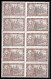 EXPO PARIS France 1900 EXPOSITION UNIVERSELLE Vignetten VIGNETTE BLOCK OF 10 MNH** ITALY ITALIA ITALIE RARE - 1900 – Paris (Frankreich)