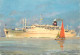 Navigation Sailing Vessels & Boats Themed Postcard Paquebot Lyautey Le Maroc Par Marseille - Velieri