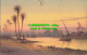 R563978 Cairo. Sunset On The Nile And The Pyramids Of Giza. Eastern Publishing C - Mondo