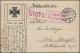 Feldpostkarte GOCH 10.8.15, Roter Zensurstempel CLEVE P.K. Geprüft/zu Befördern - Ocupación 1914 – 18