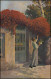 DEUTSCHE MARINE-SCHIFFSPOST No 2 - 8.9.1917 Auf Feldpost-AK Gemälde Wilder Wein - Autres & Non Classés