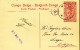 BELGIAN CONGO 1922 ISSUE PPS SBEP 62 VIEW 100 USED - Postwaardestukken