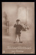 AK Glückwünsche Geburtstag: Salutierender Junge Mit Blumen, CANNSTATT 24.2.1920 - Sonstige & Ohne Zuordnung