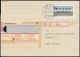 AF-Nachnahme-Karte: Eingedruckter Premium-Aufkleber ATM 460 WEICHS 18.11.1998 - R- Und V-Zettel