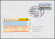ARGE Sonder-R-Zettel Auf R-Brief ATM-EF 410 Passender SSt SUHL 2.10.1999 - R- Und V-Zettel