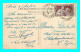 A873 / 073  Timbre N° 212 Seul Sur CPA Paris - Lettres & Documents