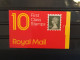 GB 1988 10 18p Stamps Barcode Booklet £1.80 MNH SG GO1 D Square Tab - Cuadernillos