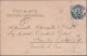 CPA MUGUET Porte-bonheur 1904 Carte +timbre 1904 +/- 9x14cm #118021 - Sonstige & Ohne Zuordnung