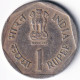 INDIA COIN LOT 115, 1 RUPEE 1990, CARE FOR THE GIRL CHILD, BOMBAY MINT, XF, SCARE - Indien