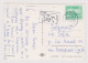 East Germany DDR 1970s Postcard W/10Pf Stamp TIE PARK BERLIN Deer Cachet, View BERNAU Buildings, Old Cars (67981) - Lettres & Documents