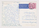 East Germany DDR 1980 Postcard W/20Pf Definitive Stamp Sent Airmail To Bulgarien, View BERLIN August Bebel Platz (67976) - Storia Postale