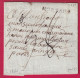 MARQUE MORTAIN MANCHE 1786 LENAIN N°2A INDICE 15 POUR PARIS TAXE MODIFIE 8 / 9 LETTRE - 1701-1800: Precursors XVIII