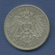 Preußen 2 Mark 1902 A, Kaiser Wilhelm II., J 102 Ss/ss+ (m6266) - 2, 3 & 5 Mark Silver